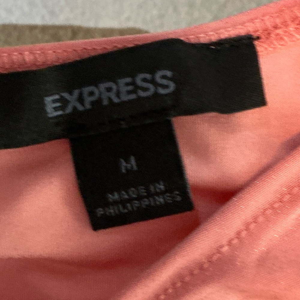 Express Pink Ruched Camisole Top - Picture 7 of 8